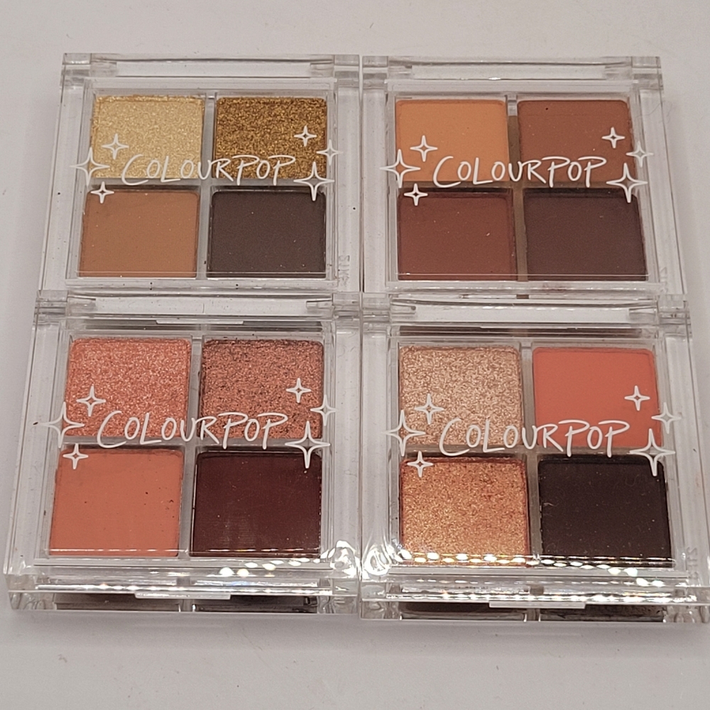 Color Pop Eyeshadow Lot 4 Pieces Neutrals